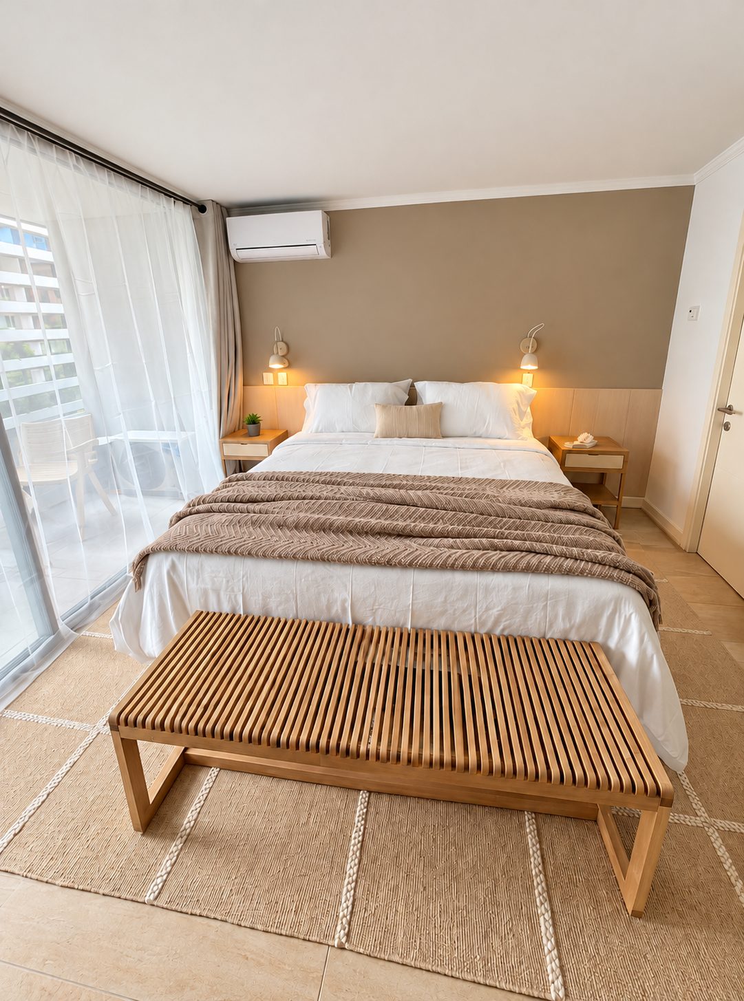 Studio en Las Condes después: con cama y banca